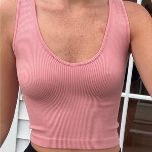 Women’s Ribbed V-Neck Tank